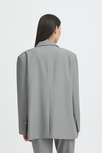 IHFAVA OVERSIZE BL Grey melange - 200318 - 20125677 Thumbnail