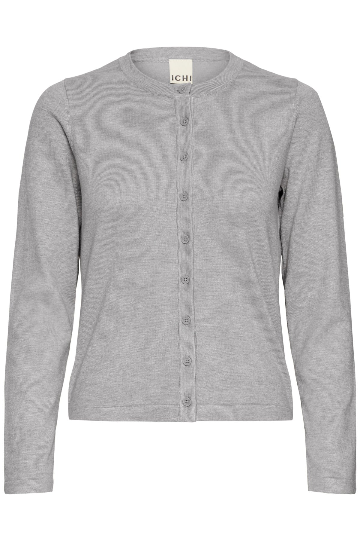 IHLULS O-NECK CA Light grey melange - 200317 - 20125808