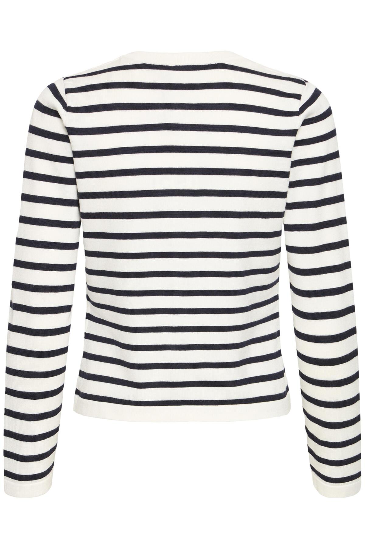 IHLULS O-NECK CA SMALL WHITE TOTAL EC STRIPE - - 20125808
