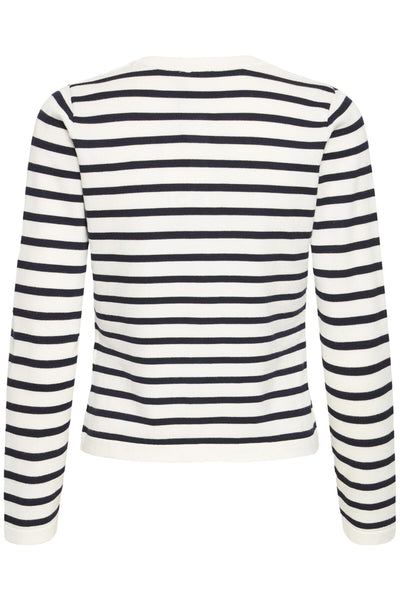 IHLULS O-NECK CA SMALL WHITE TOTAL EC STRIPE - - 20125808 Thumbnail