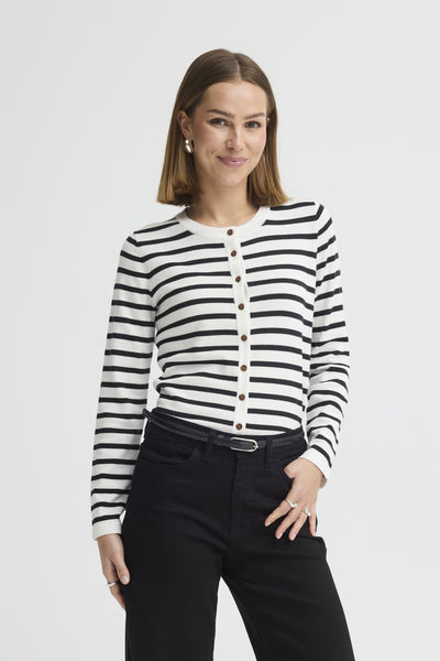 IHLULS O-NECK CA SMALL WHITE TOTAL EC STRIPE - - 20125808 Thumbnail