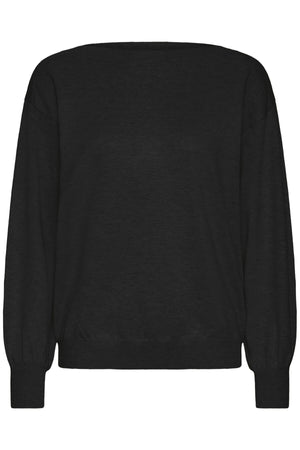 IHLULS BOAT NECK LS Black - 194008 - 20125811