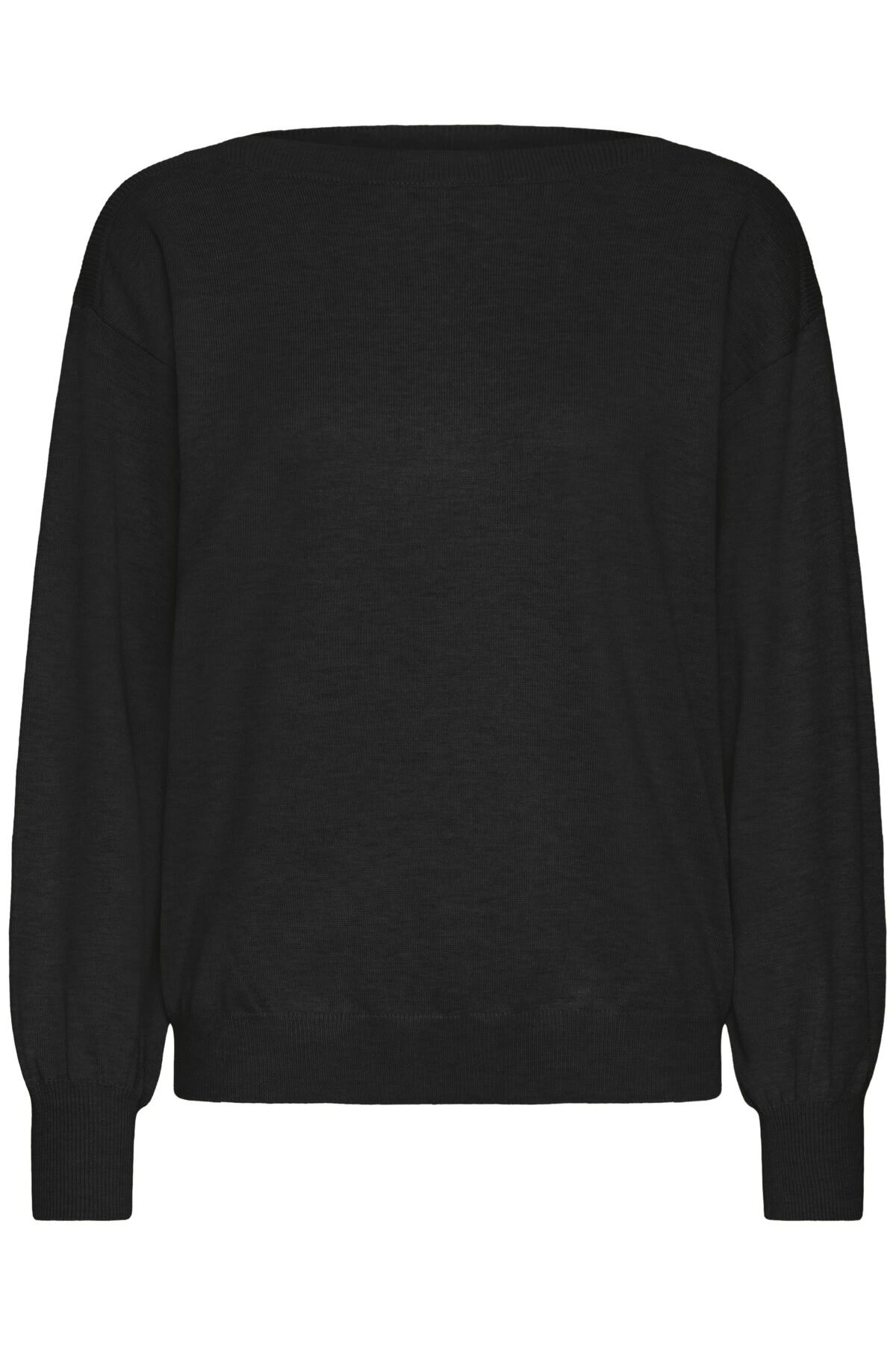 IHLULS BOAT NECK LS Black - 194008 - 20125811