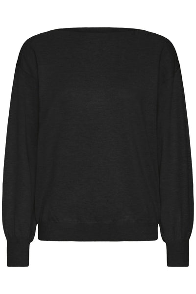 IHLULS BOAT NECK LS Black - 194008 - 20125811 Thumbnail
