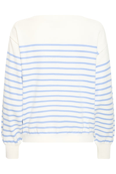 IHLULS BOAT NECK LS SOLID + CLOUD BELAIR STRIPE - - 20125811 Thumbnail