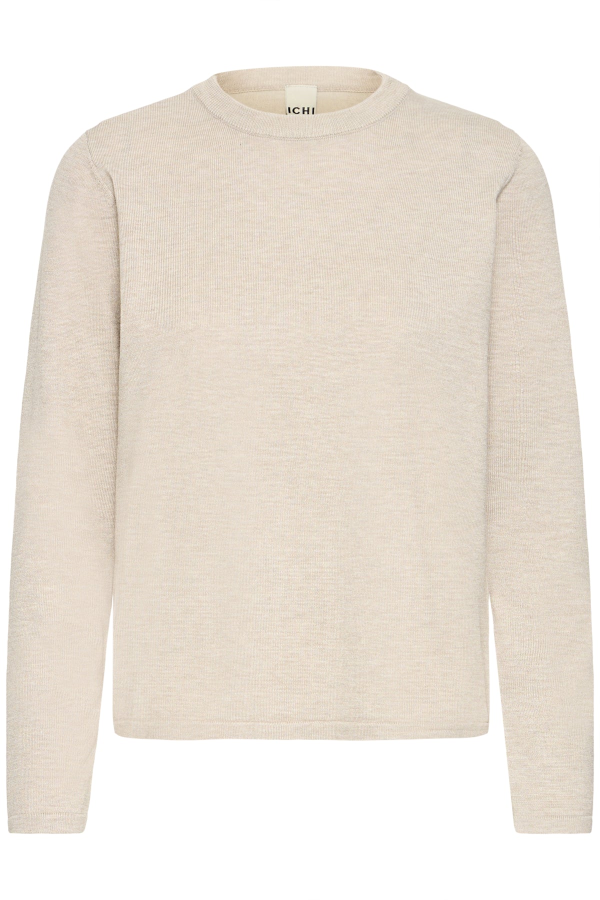 IHLULS O-NECK LS Oatmeal Melange - 1304011 - 20125814