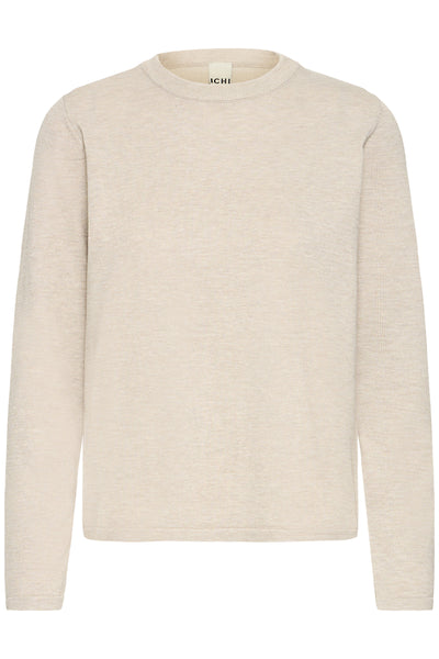 IHLULS O-NECK LS Oatmeal Melange - 1304011 - 20125814 Thumbnail
