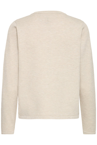 IHLULS O-NECK LS Oatmeal Melange - 1304011 - 20125814 Thumbnail