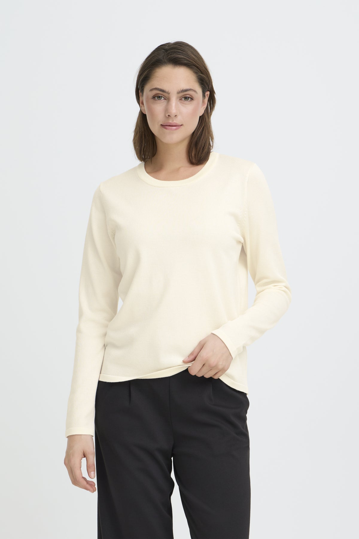 IHLULS O-NECK LS Birch - 130905 - 20125814