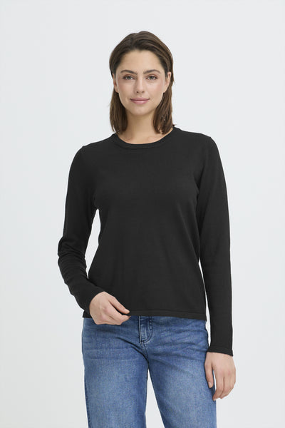 IHLULS O-NECK LS Black - 194008 - 20125814 Thumbnail