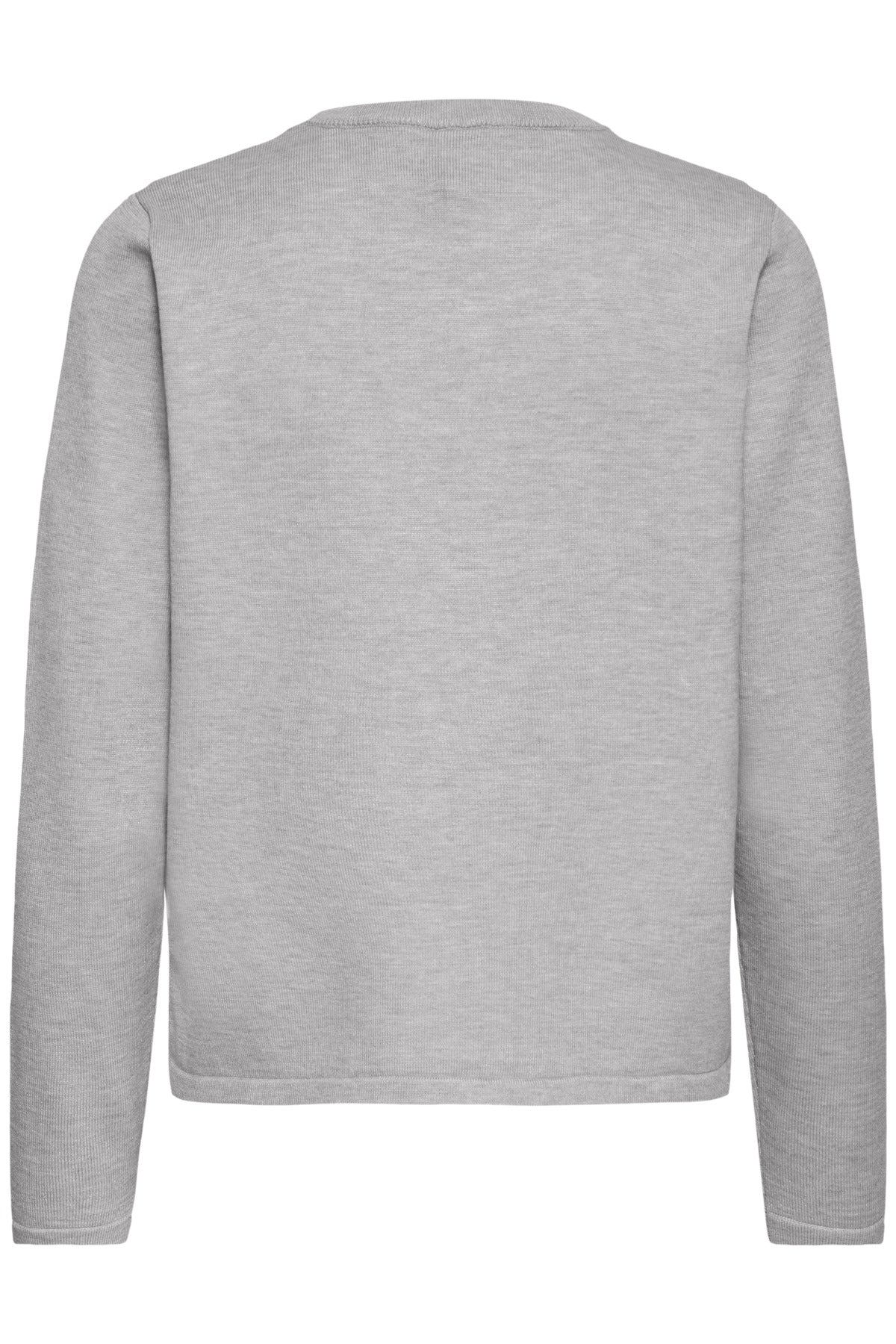 IHLULS O-NECK LS Light grey melange - 200317 - 20125814