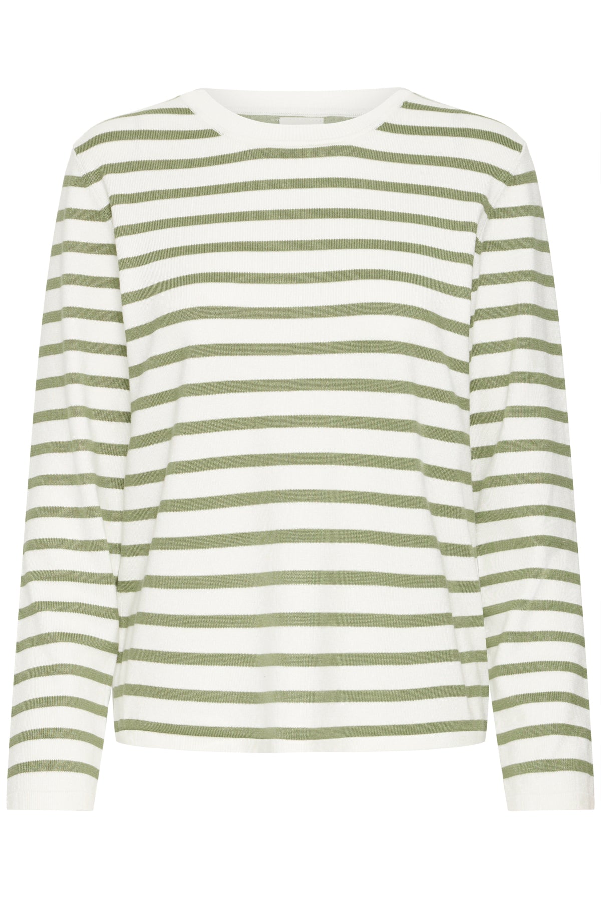 IHLULS O-NECK LS SMALL IGUANA WHITE STRIPE - 90 - 20125814