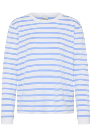 IHLULS O-NECK LS SMALL CLOUD BELAIR STRIPE - 90 - 20125814
