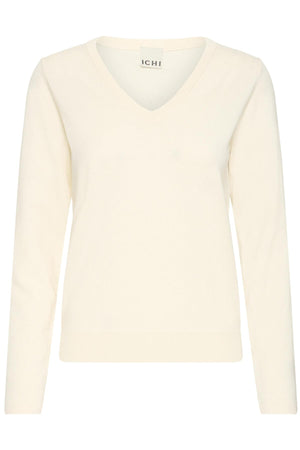 IHLULS V-NECK LS Birch - 130905 - 20125815