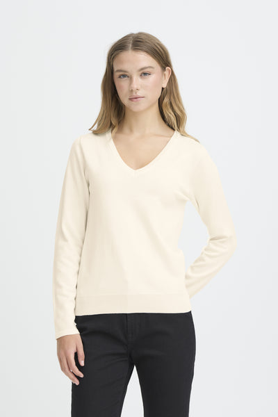 IHLULS V-NECK LS Birch - 130905 - 20125815 Thumbnail