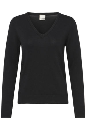 IHLULS V-NECK LS Black - 194008 - 20125815