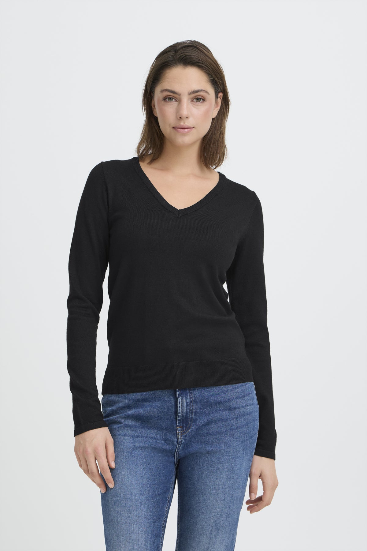 IHLULS V-NECK LS Black - 194008 - 20125815
