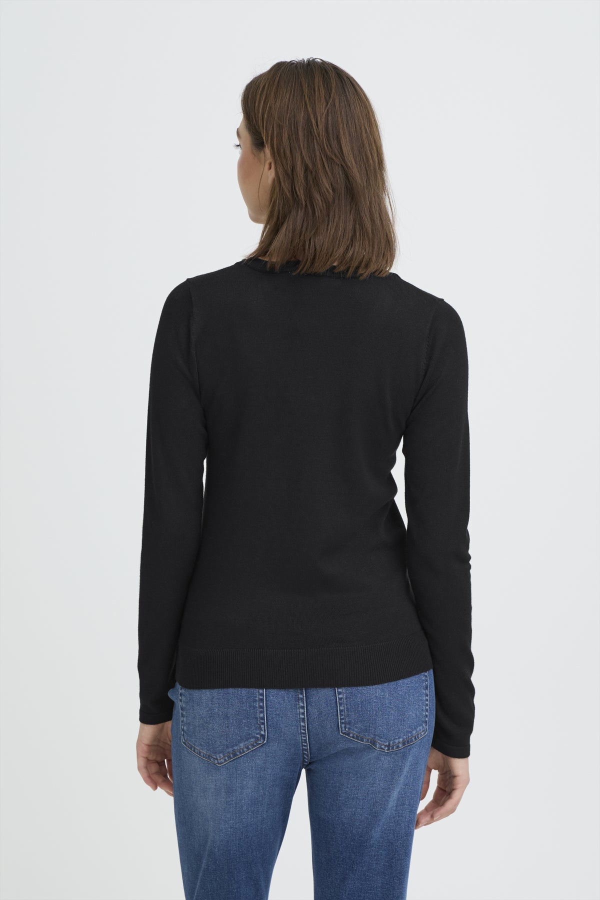 IHLULS V-NECK LS Black - 194008 - 20125815