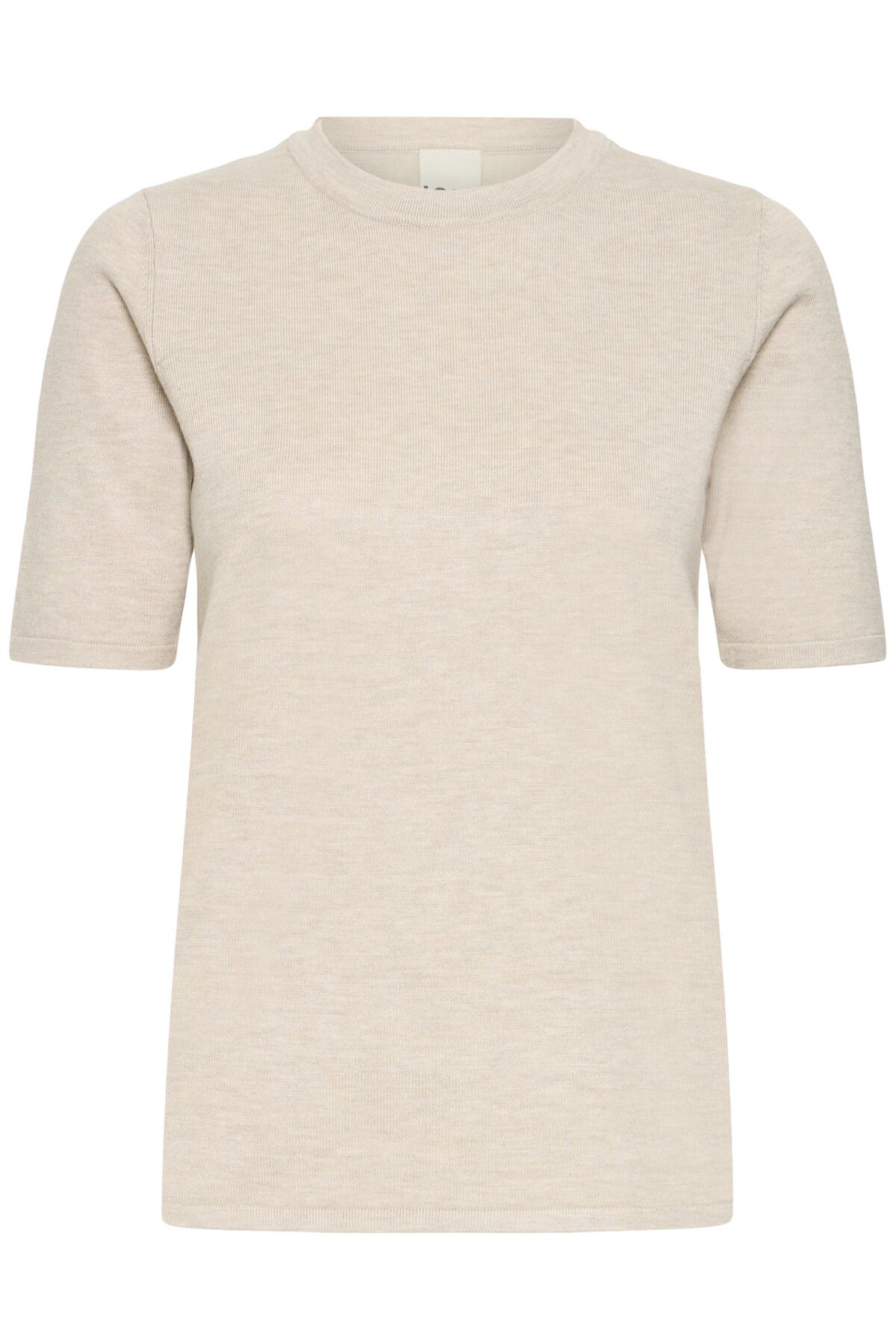 IHLULS O-NECK SS Oatmeal Melange - 1304011 - 20125816