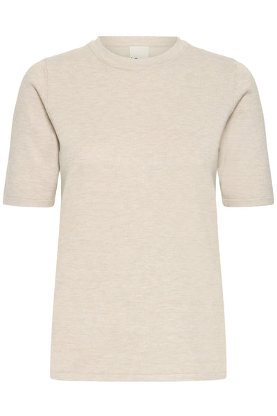 IHLULS O-NECK SS Oatmeal Melange - 1304011 - 20125816 Thumbnail