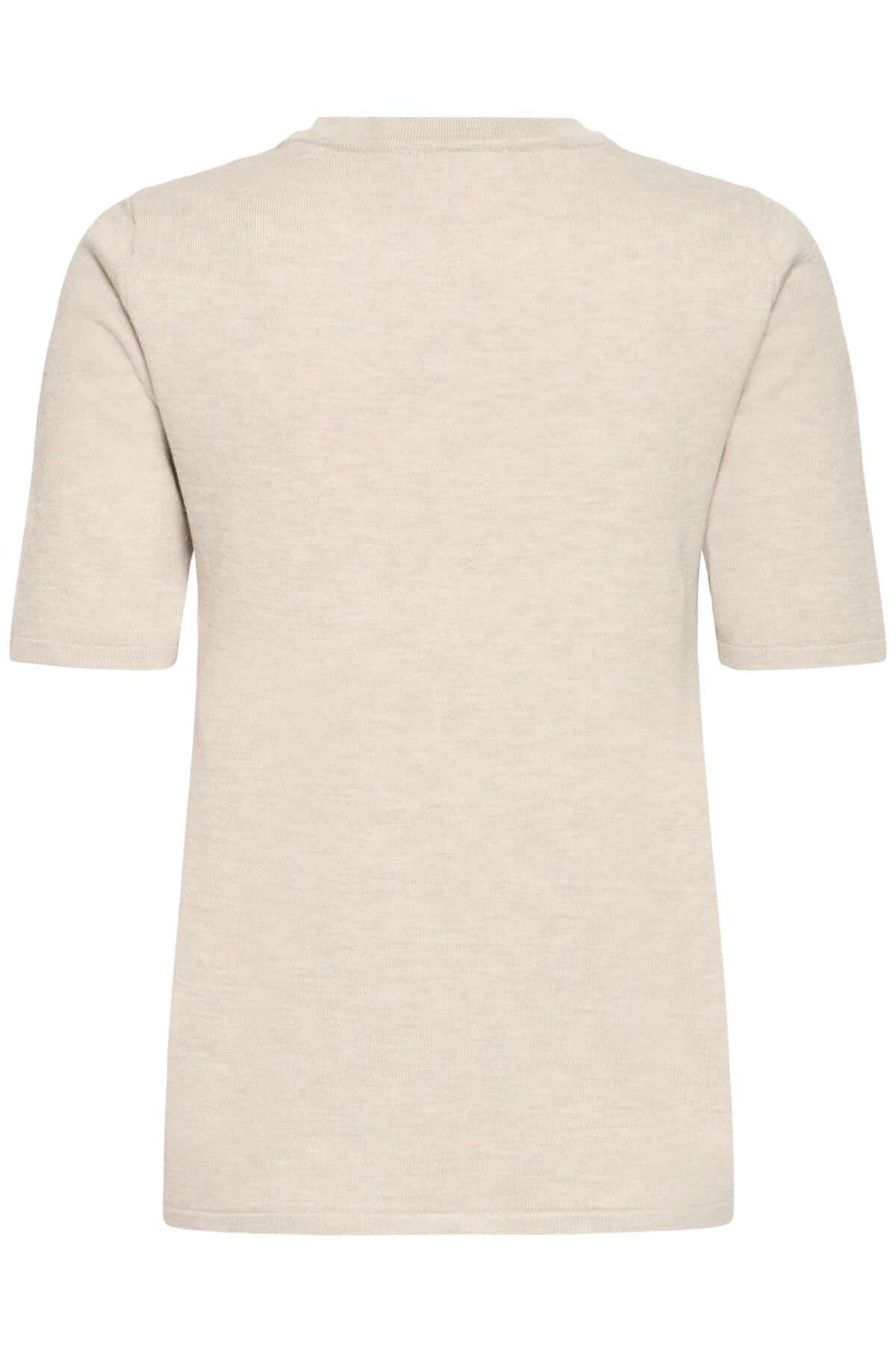 IHLULS O-NECK SS Oatmeal Melange - 1304011 - 20125816