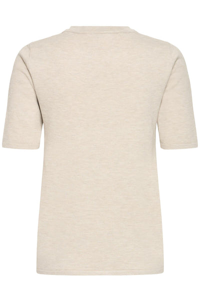 IHLULS O-NECK SS Oatmeal Melange - 1304011 - 20125816 Thumbnail