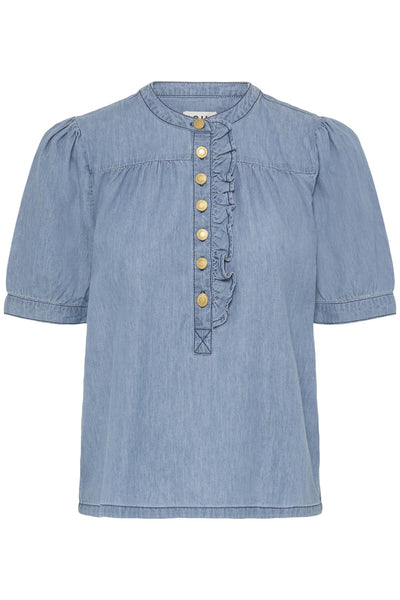 IHANCEY SS Washed med. blue - 200928 - 20126010 Thumbnail