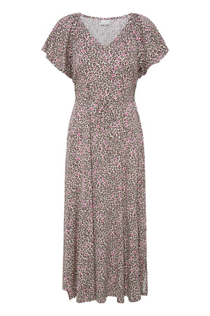 IHAYA DR8 BEIGE/PINK LEOPARD FLOWER - 90 - 20126019