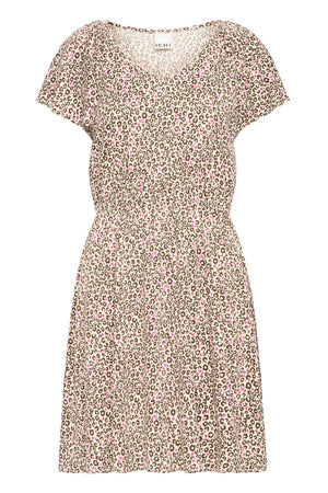 IHAYA DR9 BEIGE/PINK LEOPARD FLOWER - 90 - 20126020