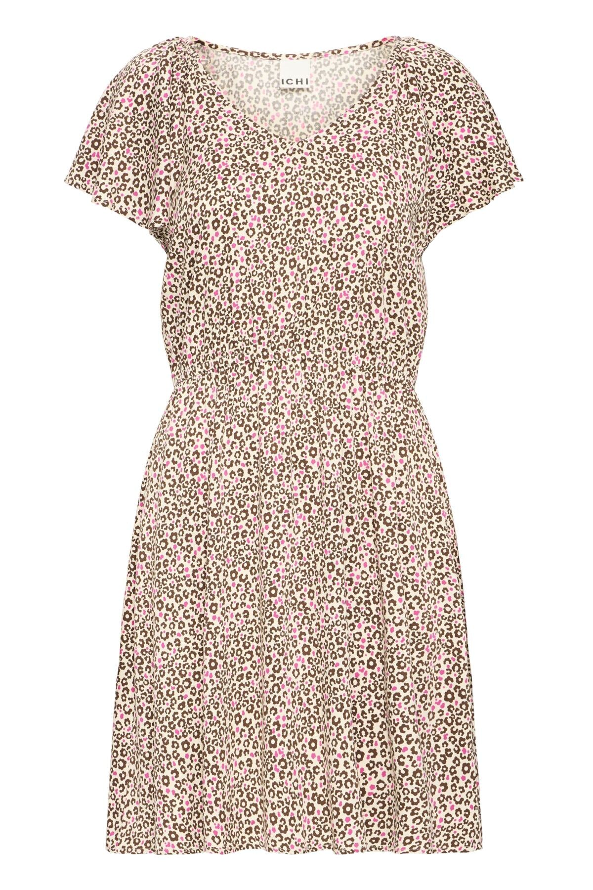 IHAYA DR9 BEIGE/PINK LEOPARD FLOWER - 90 - 20126020