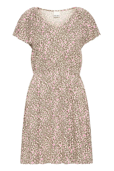 IHAYA DR9 BEIGE/PINK LEOPARD FLOWER - 90 - 20126020 Thumbnail