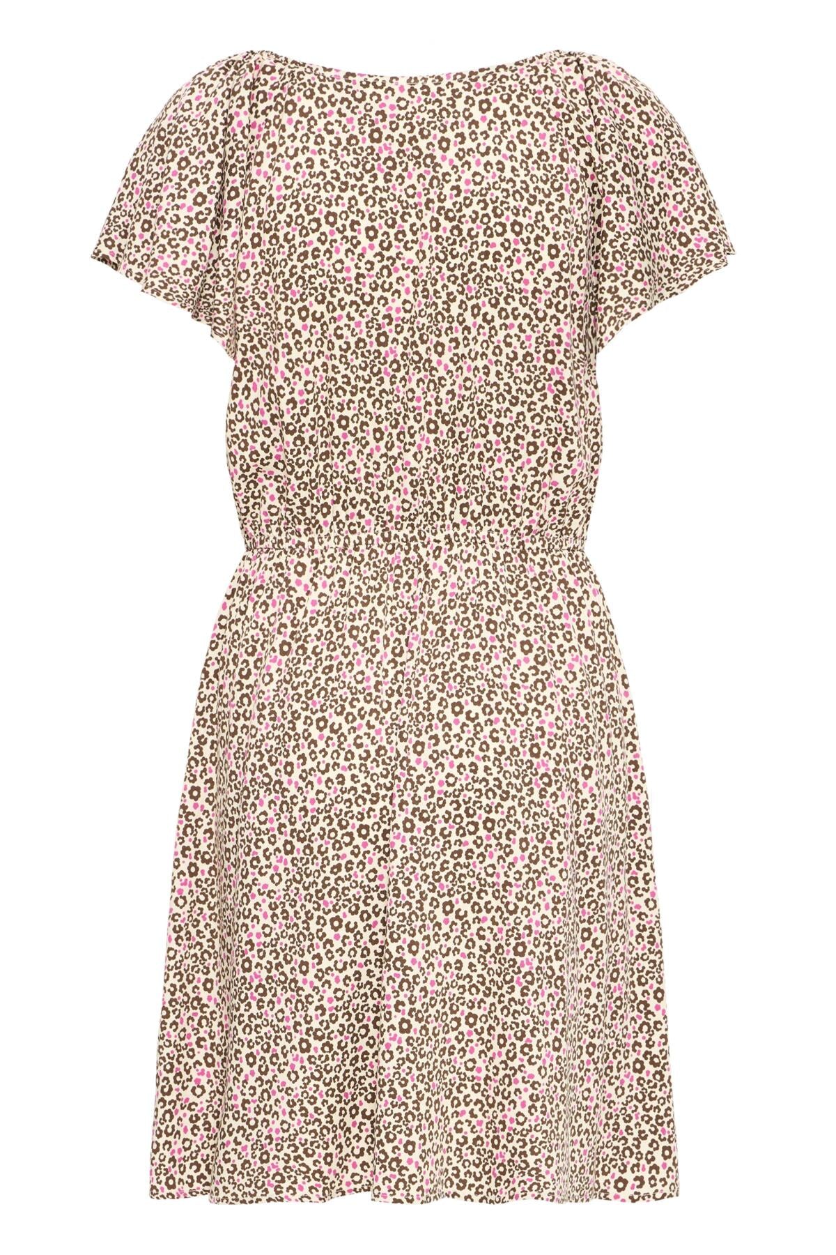 IHAYA DR9 BEIGE/PINK LEOPARD FLOWER - 90 - 20126020