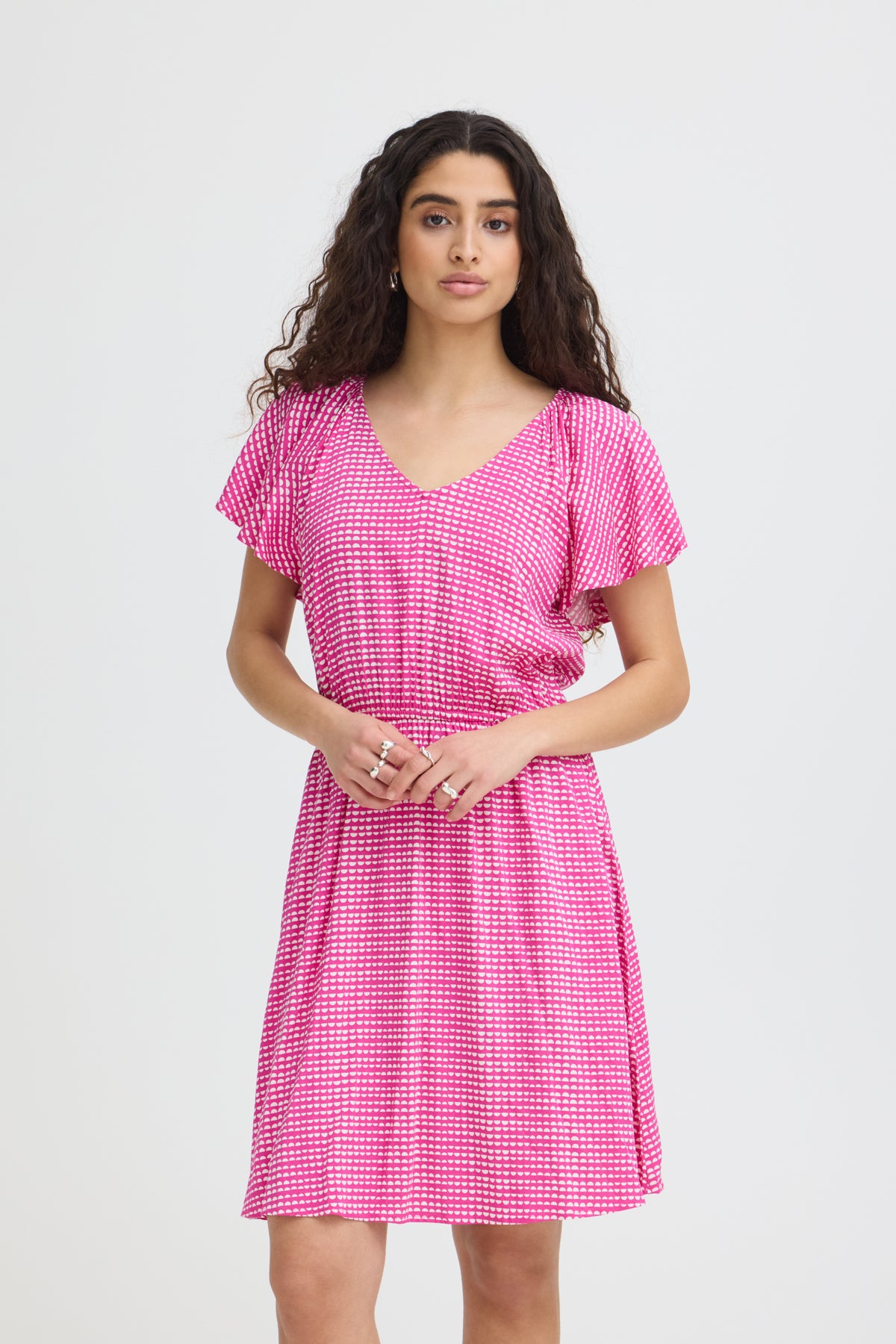IHAYA DR9 PINK/WHITE GRAPHIC SCALLOP - 9 - 20126020