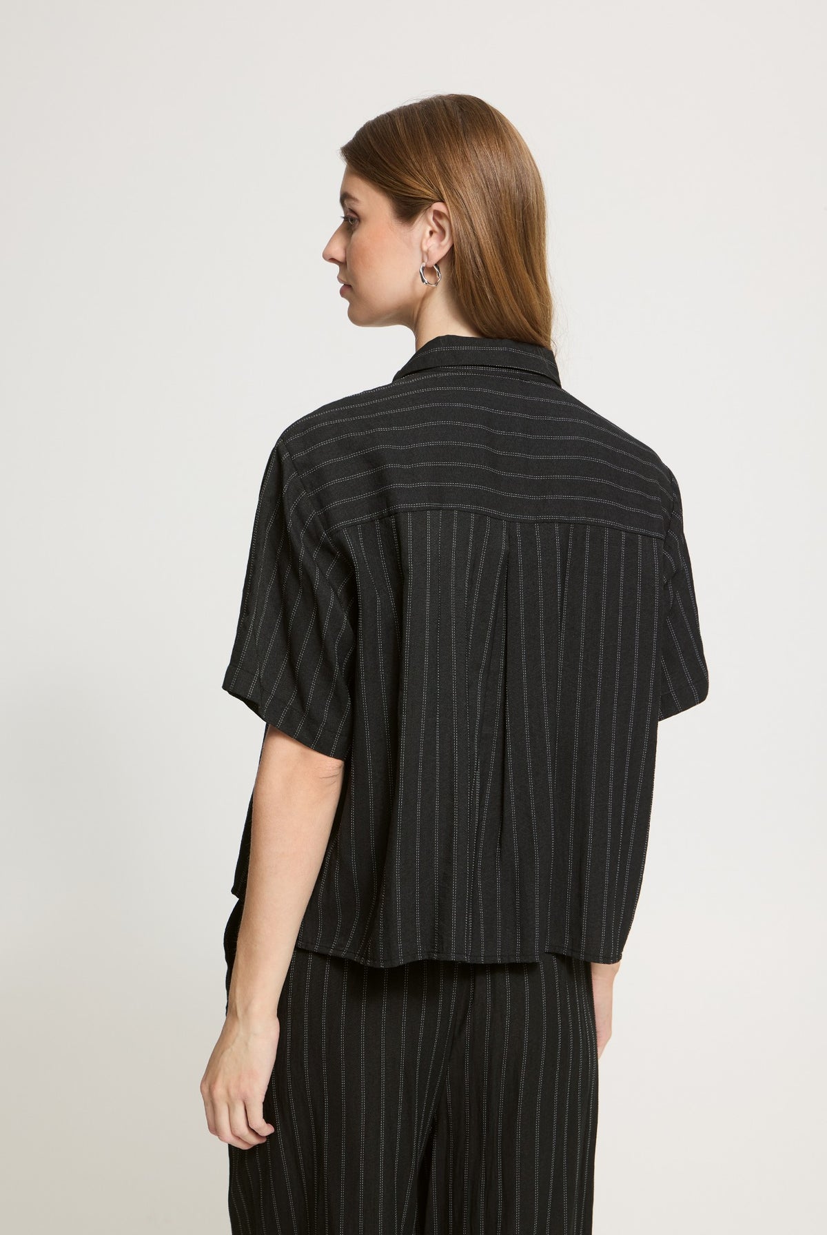 IHFIENNA SH BLACK & WHITE STRIPE - 9000086 - 20126159