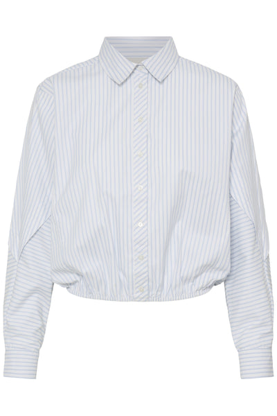 IHJADELINE SH WHITE/CELESTIAL BLUE STRIPE - - 20126178 Thumbnail