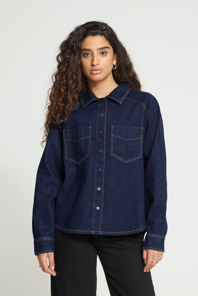 IHALVA SH DENIM AUTHENTIC BLUE - 9000002 - 20126563 Thumbnail