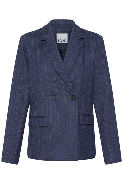IHKATE PINELLE BL2 DARK BLUE JACQUARD STRIPE - 90 - 20126819 Thumbnail