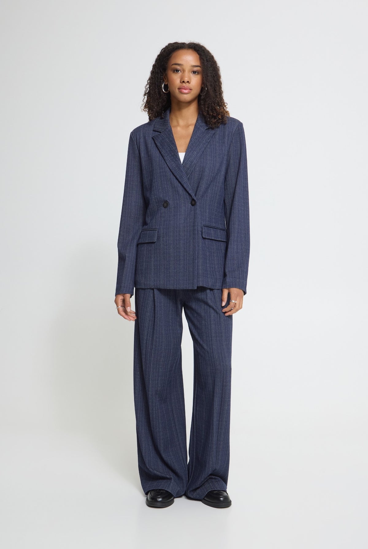 IHKATE PINELLE BL2 DARK BLUE JACQUARD STRIPE - 90 - 20126819