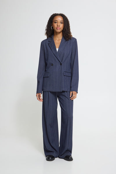 IHKATE PINELLE BL2 DARK BLUE JACQUARD STRIPE - 90 - 20126819 Thumbnail