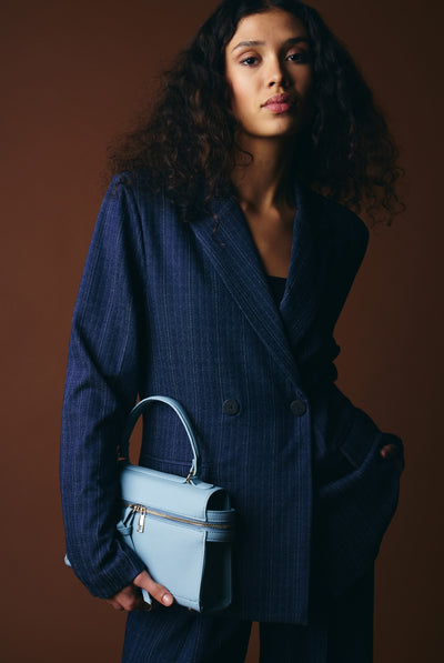 IHKATE PINELLE BL2 DARK BLUE JACQUARD STRIPE - 90 - 20126819 Thumbnail