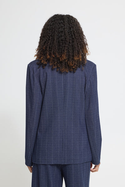 IHKATE PINELLE BL2 DARK BLUE JACQUARD STRIPE - 90 - 20126819 Thumbnail