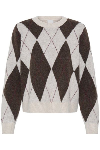 IHFENSTER LS OATMEAL, COFFEE BEAN HARLEQUIN - 20127303 Thumbnail