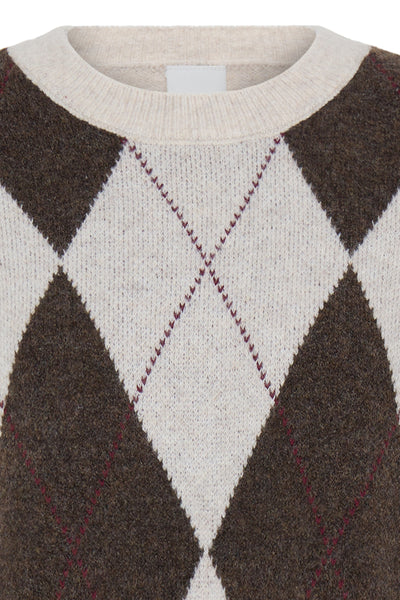 IHFENSTER LS OATMEAL, COFFEE BEAN HARLEQUIN - 20127303 Thumbnail