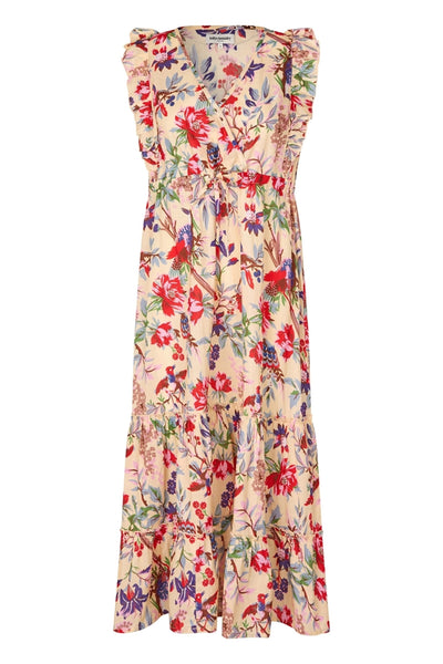 SamoLL Midi Dress SL 74 Flower Print Thumbnail