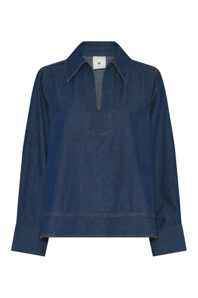 250HMerisal blouse 211 Bracing Blue - HM1468 Thumbnail