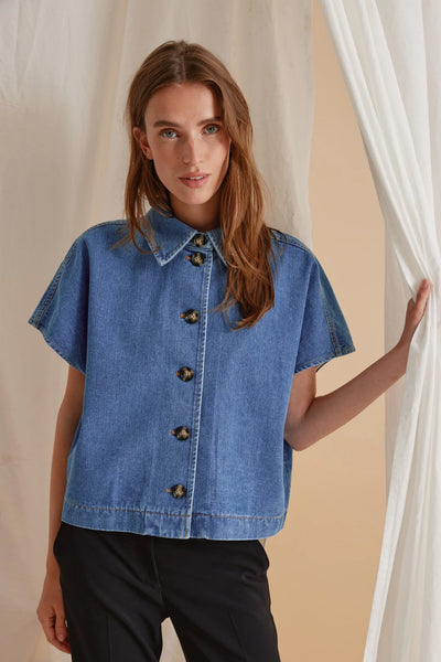 252HMBinca denim cape 210 Deep ocean - HM1318 Thumbnail