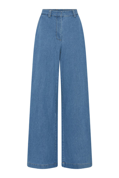 252HMNiva denim pants 210 Deep ocean - HM1241 Thumbnail