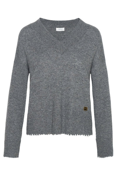 AGATHA Sweater 7001 Grey Melange - 2530120232 Thumbnail