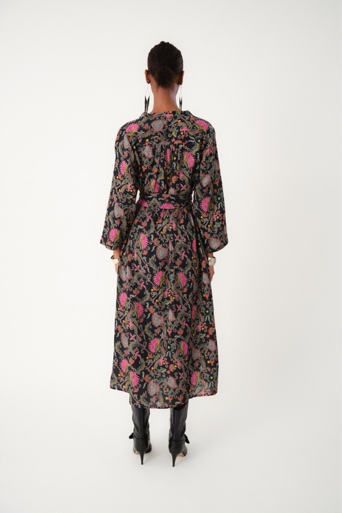 HarperLL Maxi Dress 3/4 74 Flower Print - 25401-3031