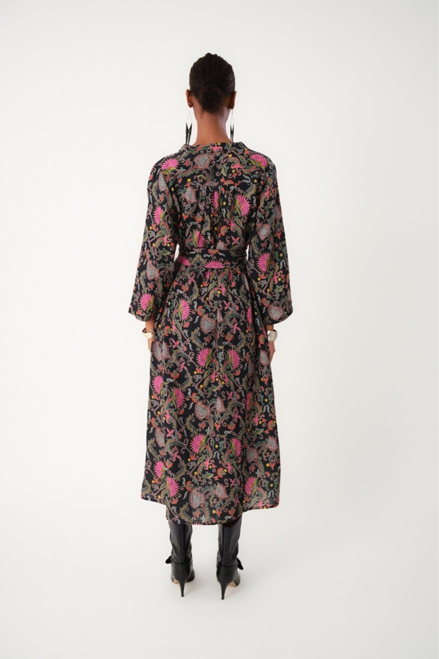 HarperLL Maxi Dress 3/4 74 Flower Print - 25401-3031